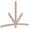 Ekena Millwork Alberta Smooth Timber Gable Bracket, Douglas Fir, 84"W x 53"H x 1 1/2"D x 3 1/2"F, 15/12 Pitch GBW084X53X0204ALB00SDF - alternate 3